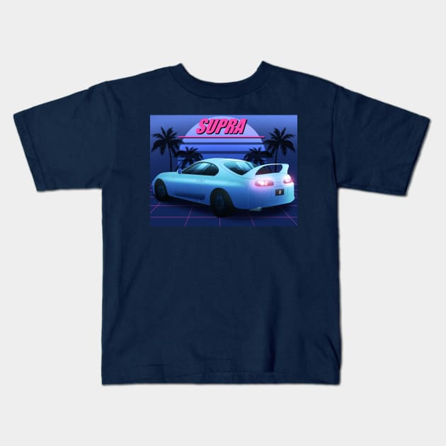 Toyota Supra Kids T-Shirt by SenpaiLove